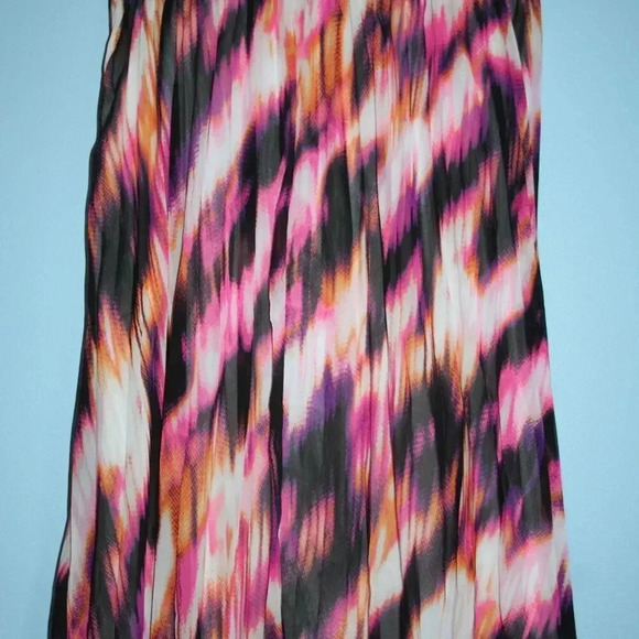 Worthington Pleated Colorful Skirt Side Zipper Size 8 NWOT - Picture 2 of 11